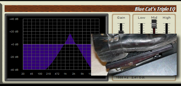 Step 13 - Your wah pedal is now setup, move your foot and play